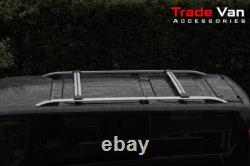 Ford Transit Custom SWB Silver Aero Pro 2 Cross Bar Roof Rail Set 2023+