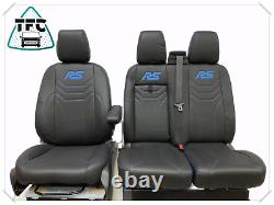 Ford Transit Custom Seat Covers 2+1 Eco Leather New Rs Design