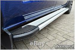Ford Transit Custom Side Steps Lwb 12-18 Side Bars Running Boards Tourneo Step