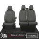 Ford Transit Custom Sport 2022+ Single Bentley Leatherette Front Seat Covers 842