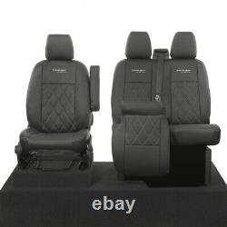 Ford Transit Custom Sport 2022+ Single Bentley Leatherette Front Seat Covers 842
