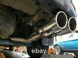 Ford Transit Custom Stainless Steel Cat Back Exhaust System No Silencer