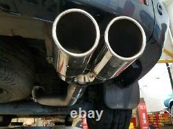 Ford Transit Custom Stainless Steel Cat Back Exhaust System No Silencer