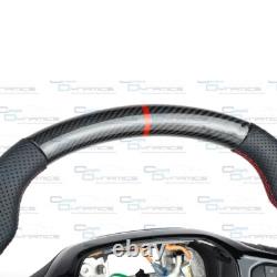 Ford Transit Custom Steering Wheel MK8 Carbon Fibre Leather Core By Car Dynamics