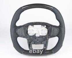 Ford Transit Custom Steering Wheel MK8 Carbon Fibre Leather Core By Car Dynamics