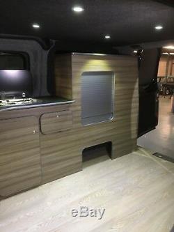 Ford Transit Custom Swb Camper Van Kitchen Unit Light Driftwood Lightweight Ply