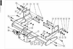 Ford Transit Custom & Tourneo 2012 On Heavy Duty Tow Bar