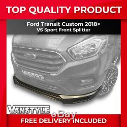 Ford Transit Custom & Tourneo 2018 Lower Front Splitter Spoiler Lip Bumper Van