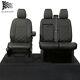 Ford Transit Custom Trail (2020-2023) Leatherette Front Seat Covers Black 237