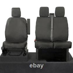 Ford Transit Custom Trail (2021+) Front Seat Covers & Frost Wrap Black 316 436