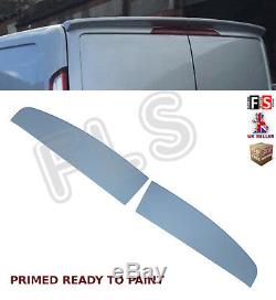 Ford Transit Custom Twin Barn Door Rear Roof Boot Spoiler Oem Fit Style 12+