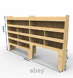 Ford Transit Custom VAN TOOL RACKING STORAGE- Shelving Package WRK47-53-57