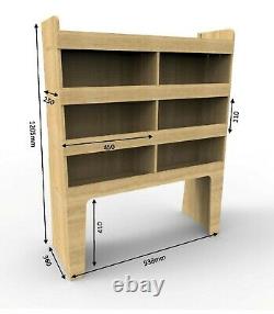 Ford Transit Custom VAN TOOL RACKING STORAGE- Shelving Package WRK47-53-57