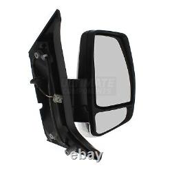 Ford Transit Custom Van 2018- Manual Wing Door Mirror Drivers Side Black Cover