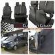 Ford Transit Tourneo 2022+ Front Seat Covers & Custom Screen Wrap Black 316 102