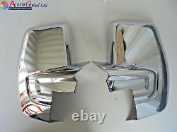 Ford Transit Tourneo Custom Chrome Wing Mirror Covers Abs 2013 -19 Set Of