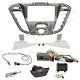 Ford Transit Tourneo Custom Double Din Fascia Silver + Pioneer Steering Wheel Interface