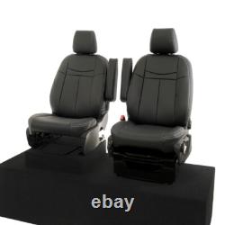 Ford Transit Tourneo Front Seat Covers Leatherette (2013-2023) Black 1131