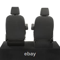 Ford Transit Tourneo Front Seat Covers Leatherette (2013-2023) Black 1131