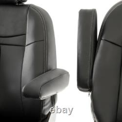 Ford Transit Tourneo Front Seat Covers Leatherette (2013-2023) Black 1131