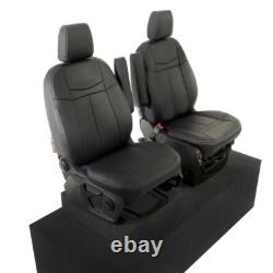 Ford Transit Tourneo Front Seat Covers Leatherette (2013-2023) Black 1131