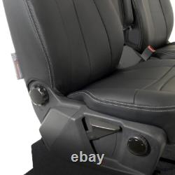 Ford Transit Tourneo Front Seat Covers Leatherette (2013-2023) Black 1131