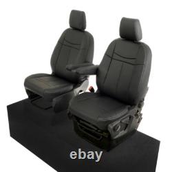 Ford Transit Tourneo Front Seat Covers Leatherette (2013-2023) Black 1131