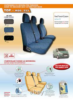Ford transit custom (2013 onwards) Full Seat Grey Cotton 223