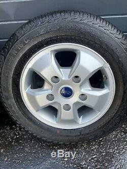 Ford transit custom alloy wheels and tyres 16 inch 4 Good Continental Tyres