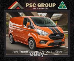 Front (Bucket Bench) Ford Transit Custom VN (2019-Now) Neoprene Seat Covers