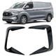 Front Splitter Flaps Front Spoiler Gloss For Ford Tourneo Transit Custom 2023