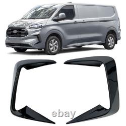 Front Splitter Flaps Front Spoiler Gloss For Ford Tourneo Transit Custom 2023