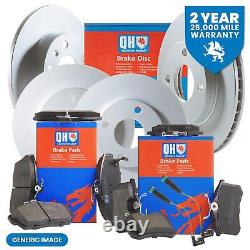 Front and Back Brake Discs with Brake Pads