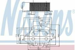 Genuine NISSENS Engine Oil Cooler for Ford Transit Custom 2.0 (2/16-Present)