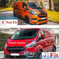Grill For 2018-2023 Ford Transit Custom Grille Raptor Style Upgrade Black withLED