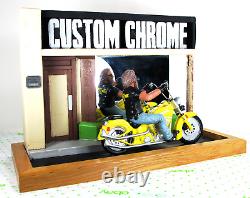 Harley Davidson Custom Motorcycle Display Piece Art Rare Dealer Owned Estate