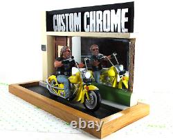 Harley Davidson Custom Motorcycle Display Piece Art Rare Dealer Owned Estate