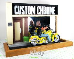 Harley Davidson Custom Motorcycle Display Piece Art Rare Dealer Owned Estate