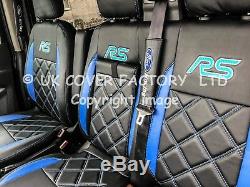 IN STOCK! Ford Transit Custom 2012-2019 Van Seat Cover BLUE BENTLEY A24