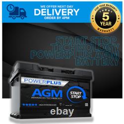 Kia Sportage 1.7 Car Battery PowerPlus AGM 110 / 115 Start-Stop 80ah 85ah