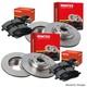 MINTEX Front & Rear Axle Brake Discs Set & Pads Fits Ford Tourneo Custom Transit