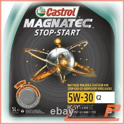 Mann Oil Filter + 7l Castrol Magnatec Stop-start 5w-30 For Peugeot Boxer 2.2 06
