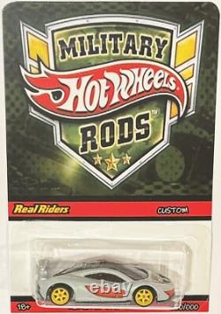 McLaren P1 CUSTOM Hot Wheels Military Rods Series with RR