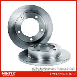Mintex Rear Brake Discs Coated 288mm Pair For Ford Transit Custom VN 2.2 TDCi