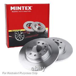 Mintex Rear Brake Discs Coated 288mm Pair For Ford Transit Custom VN 2.2 TDCi