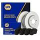 NAPA Front Brake Discs & Brake Pads Set Fits Ford Transit Transit Custom