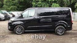 NEW MAGNETIC 2021 4 x 18 GENUINE FORD TRANSIT CUSTOM SPORT ALLOY WHEELS TYRES