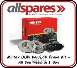 NEW MINTEX BRAKE SET, MVK0025, FORD TRANSIT CUSTOM, Rear Brake Kit, Disc & Pads