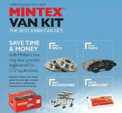 NEW MINTEX BRAKE SET, MVK0025, FORD TRANSIT CUSTOM, Rear Brake Kit, Disc & Pads