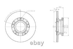 NK Pair of Rear Brake Discs for Ford Transit Custom 1.0 April 2020 to Present